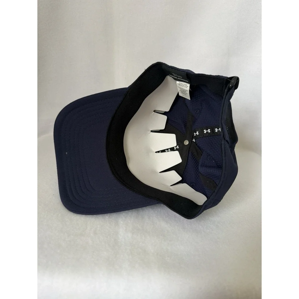 Under Armour Liberty Cup Hat Navy Blue Adjustable American Flag Golf Cap NEW